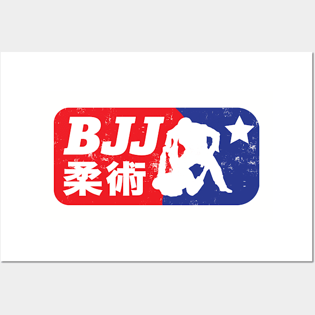 BJJ Brazilian Jiu-Jitsu Wall Art by Black Tee Inc